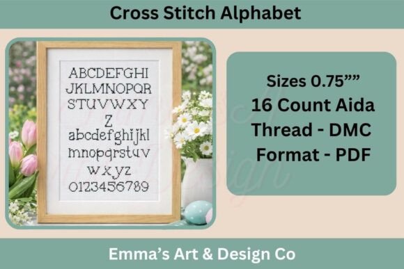 Alphabet Cross Stitch Pattern PDF Review for Seasonal Embroidery Projects