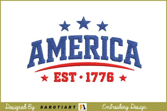 America 1717 Retro USA Patriotic Design Review