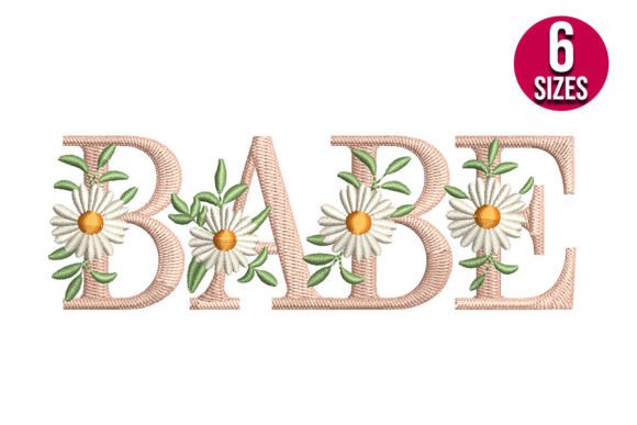Babe with Daisy Flowers Embroidery Review