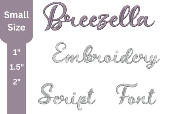 Breezella Script Embroidery Font: A Seller's Perspective