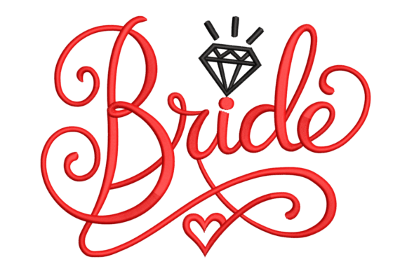 Bride Script with Diamond Embroidery Design Review