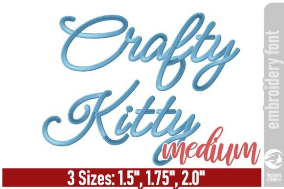 Crafty Kitty Embroidery Font - Medium Review