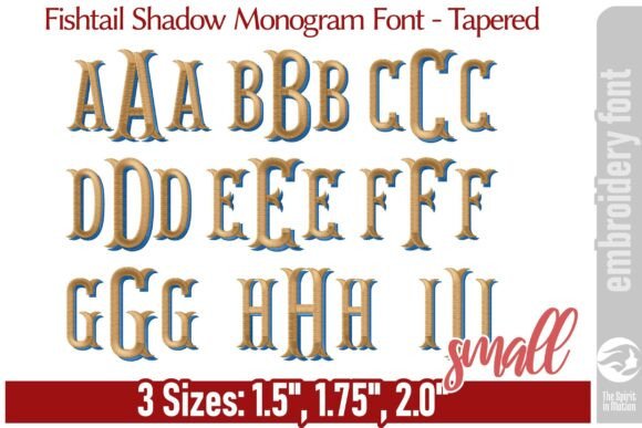Fishtail Shadow Monogram Font - TS: A Seasonal Review
