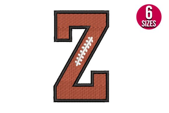 Football Font Alphabet Letter Z Review