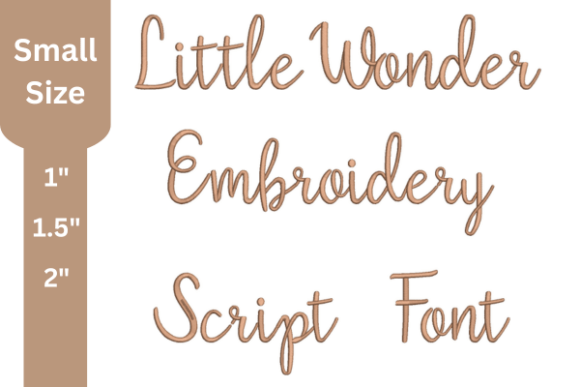 Little Wonder Script Embroidery Font Review for Craft Fair Success