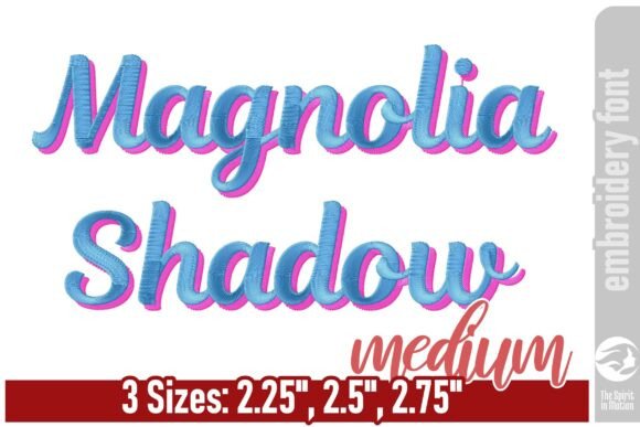 Magnolia Shadow Embroidery Font - Medium Review