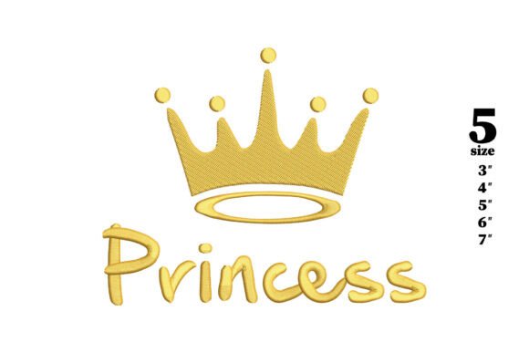 Princess Crown Embroidery Design Review for Boutique Apparel