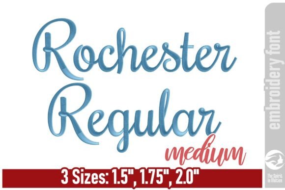 Rochester Embroidery Font - Medium: A Designer’s Perspective