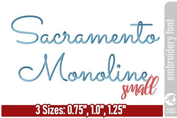 Sacramento Monoline Embroidery Font Review