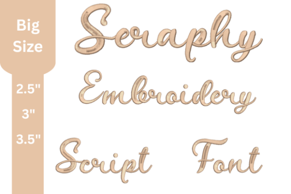 Seraphy Font Embroidery Review for Boutique Apparel Projects