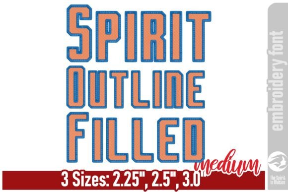 Spirit Filled Sports Embroidery Font - M Review