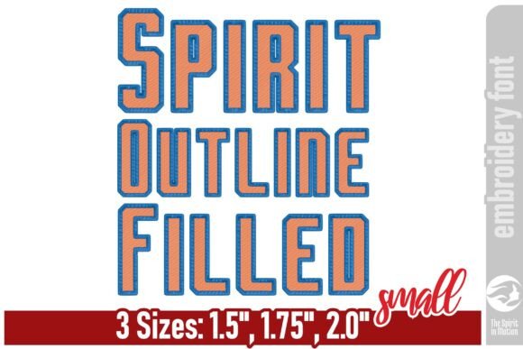 Spirit Filled Sports Embroidery Font - S Review