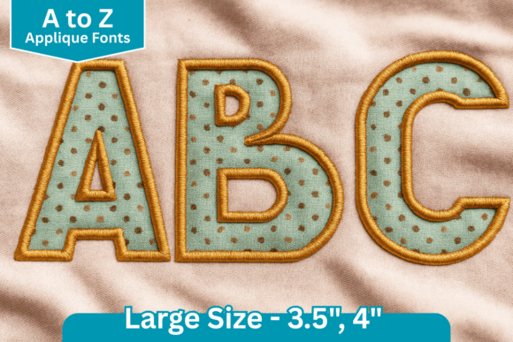 Square Block Applique Embroidery Font Review