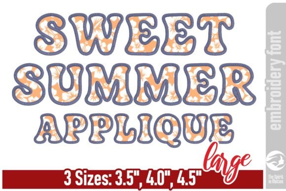 Sweet Summer Groovy Applique Font - L Review