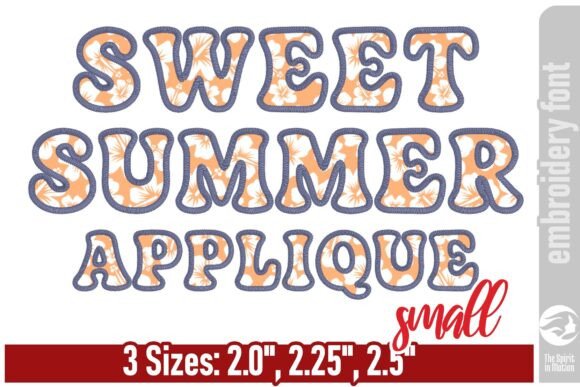 Sweet Summer Groovy Applique Font - S Review