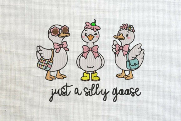 Three Silly Geese Embroidery Design Review
